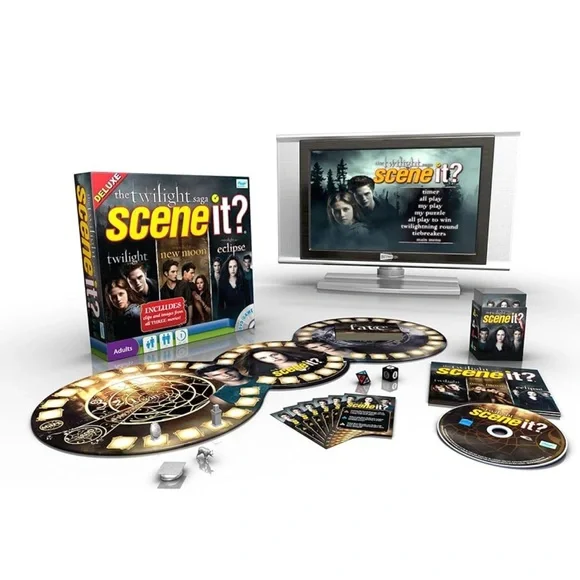 Twilight movie Saga Scene It? Deluxe DVD Game sealed NEW Bella Swan Trivia 2010